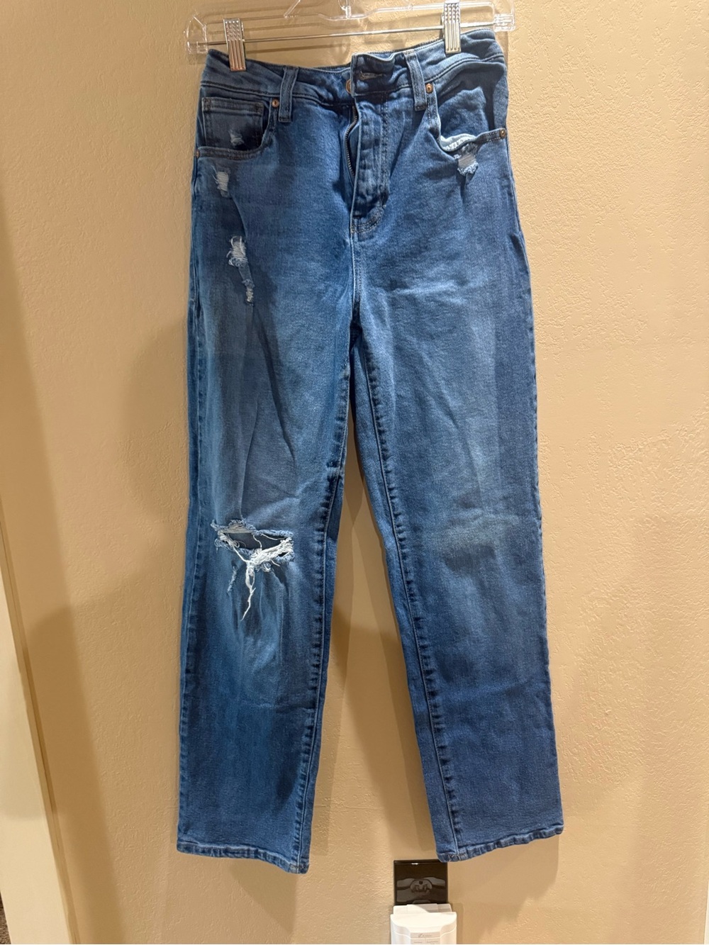 BCBGeneration Light Blue Skater Straight Jeans